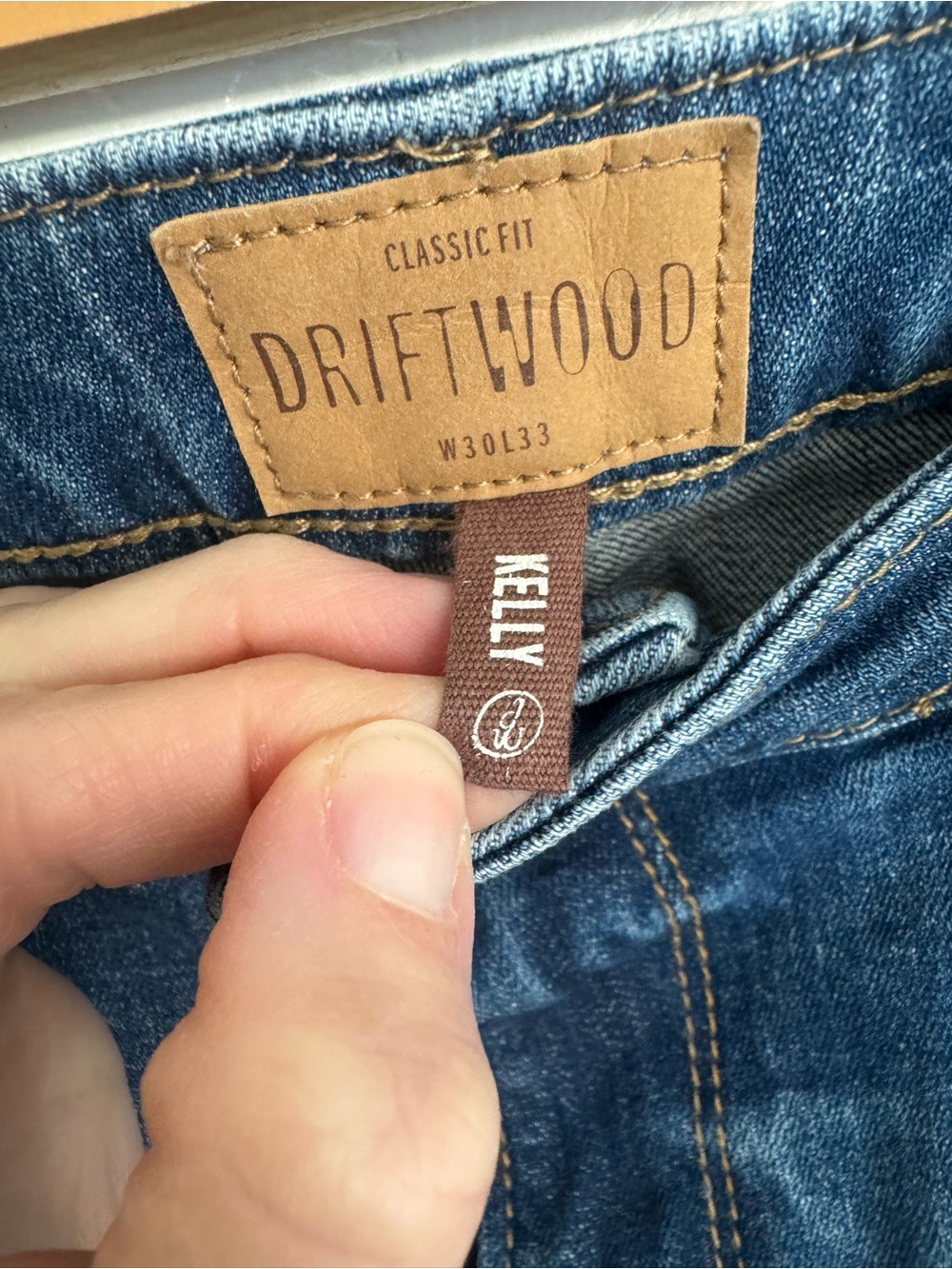 Driftwood Kelly Bootcut Jeans Floral Embroidery Size 30 - Picture 6 of 7